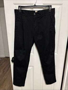 Gap Straight Leg Flat-Front Chino Pants Slim 33 x 30